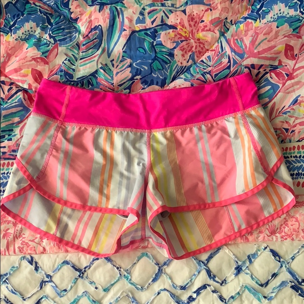RARE Striped Lululemon shorts